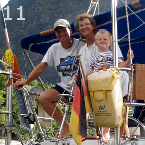 This family of 3 fit their first cruising adventure -- from the Med, to the Caribbean to Maine -- into a 12-month sabbatical. Back working now, they are already planning their next installment to the Pacific.